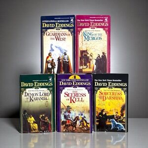 Vintage Series The Malloreon Complete Set by David Eddings Paperback 1-5